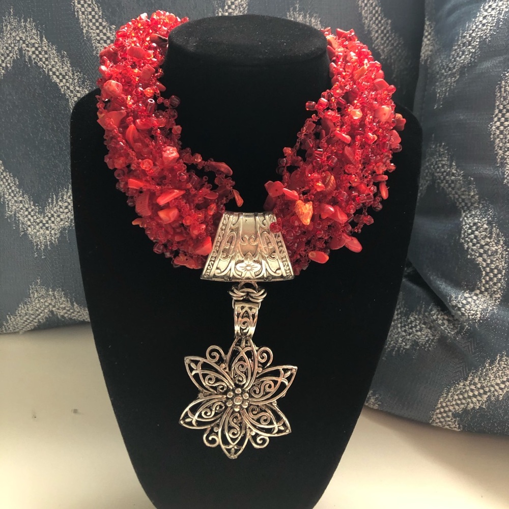 Red necklace